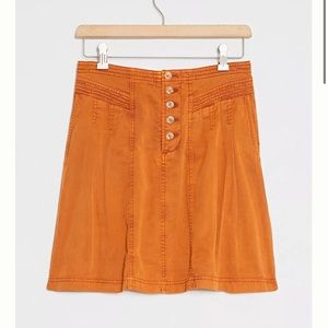 Anthropologie Briony skirt- burnt orange